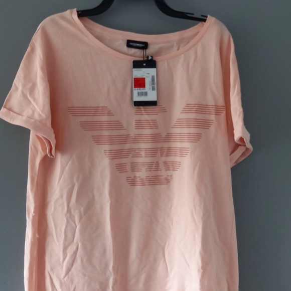 Emporio Armani Tops - ⚡SALE⚡NWT Emporio Armani pink tshirt.